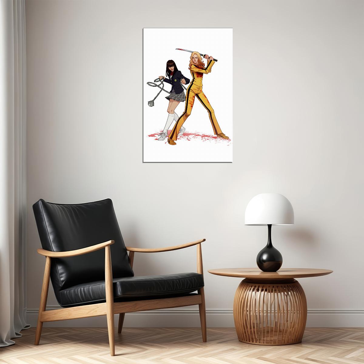 Kill Bill Classic Movie Horror Crime Action Poster Wall Art Print Home Wall Decor - xonomax