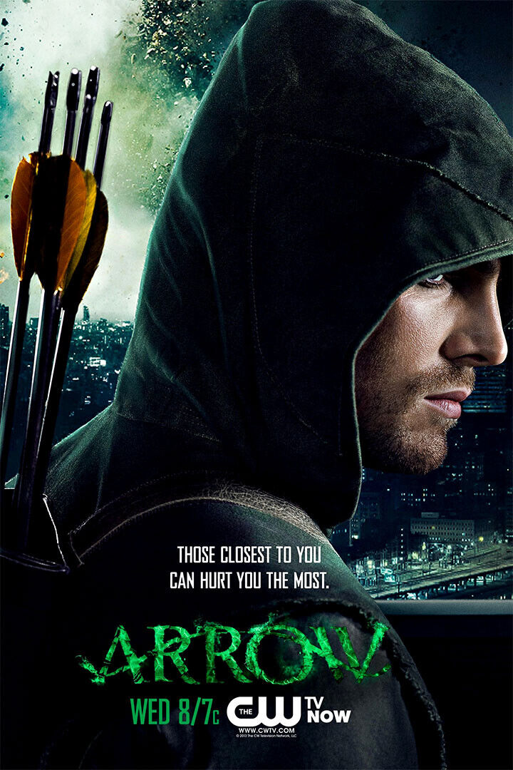Green Arrow Tv Series Crime Action Poster Wall Art Print Home Wall Decor - xonomax