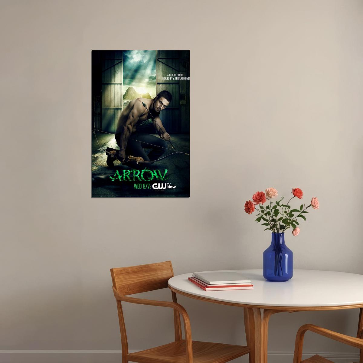 Green Arrow Tv Series Action Adventure Picture Poster Wall Art Print Home Wall Decor - xonomax