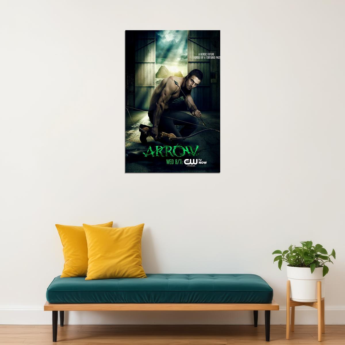 Green Arrow Tv Series Action Adventure Picture Poster Wall Art Print Home Wall Decor - xonomax
