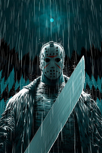 Jason Movie Horror Science Fiction Action Poster Wall Art Print Home Wall Decor - xonomax