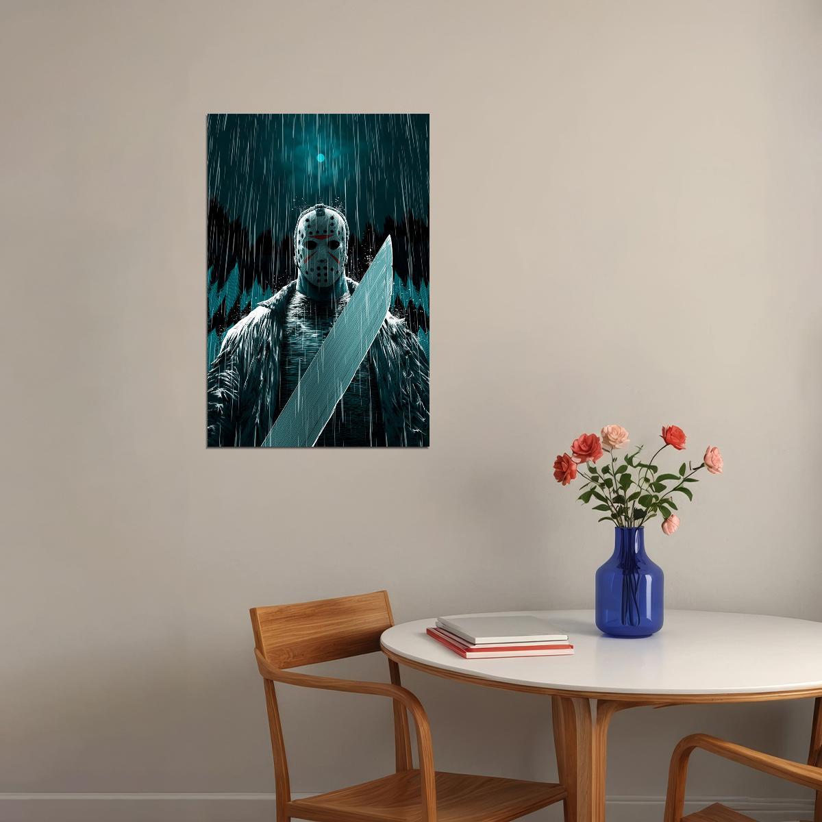Jason Movie Horror Science Fiction Action Poster Wall Art Print Home Wall Decor - xonomax