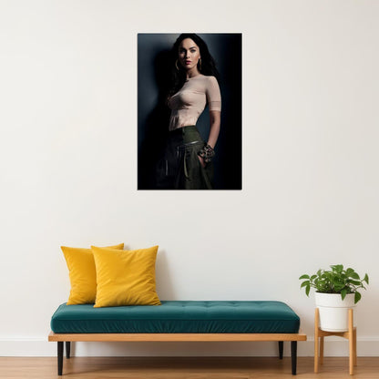 Megan Fox Movie Usa Actress Beautiful Artist And Actress Poster Wall Art Print Home Wall Decor - xonomax