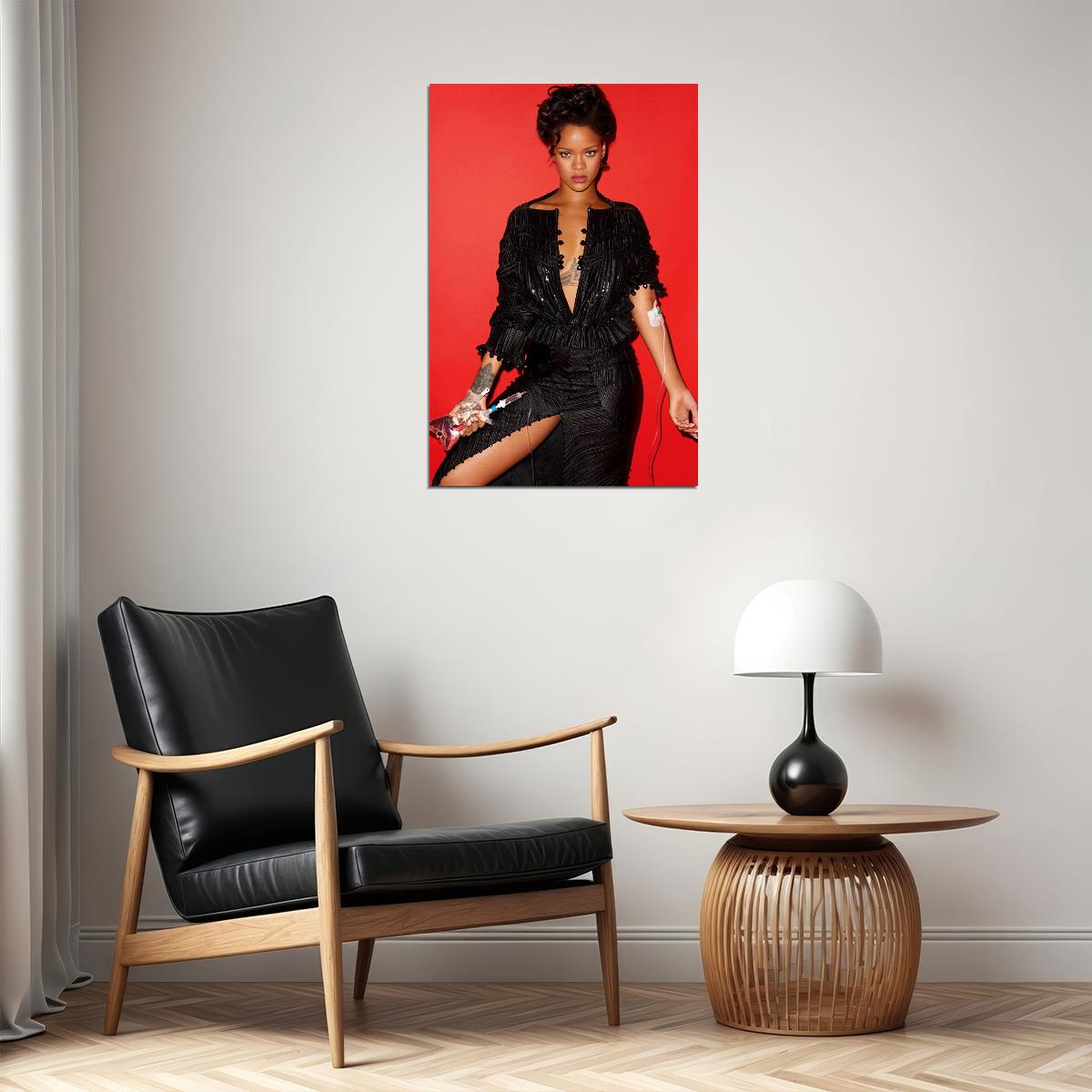 Rihanna Usa Grammy Sexy Girl Super Star Poster Wall Art Print Home Wall Decor - xonomax