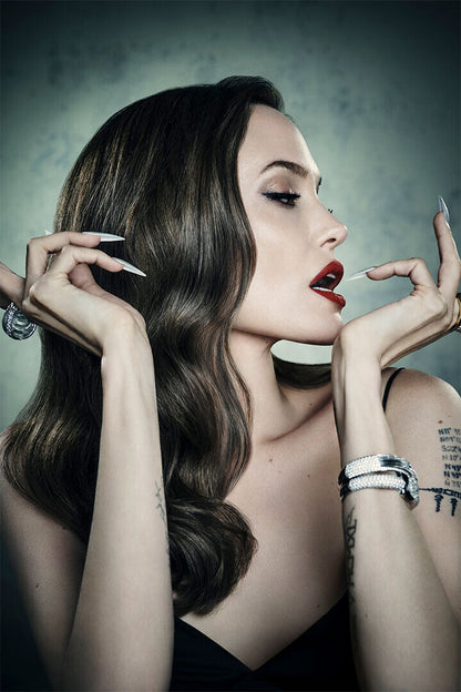 Angelina Jolie Movie Actress Sexy Model Star Icon Poster Wall Art Print Home Wall Decor - xonomax