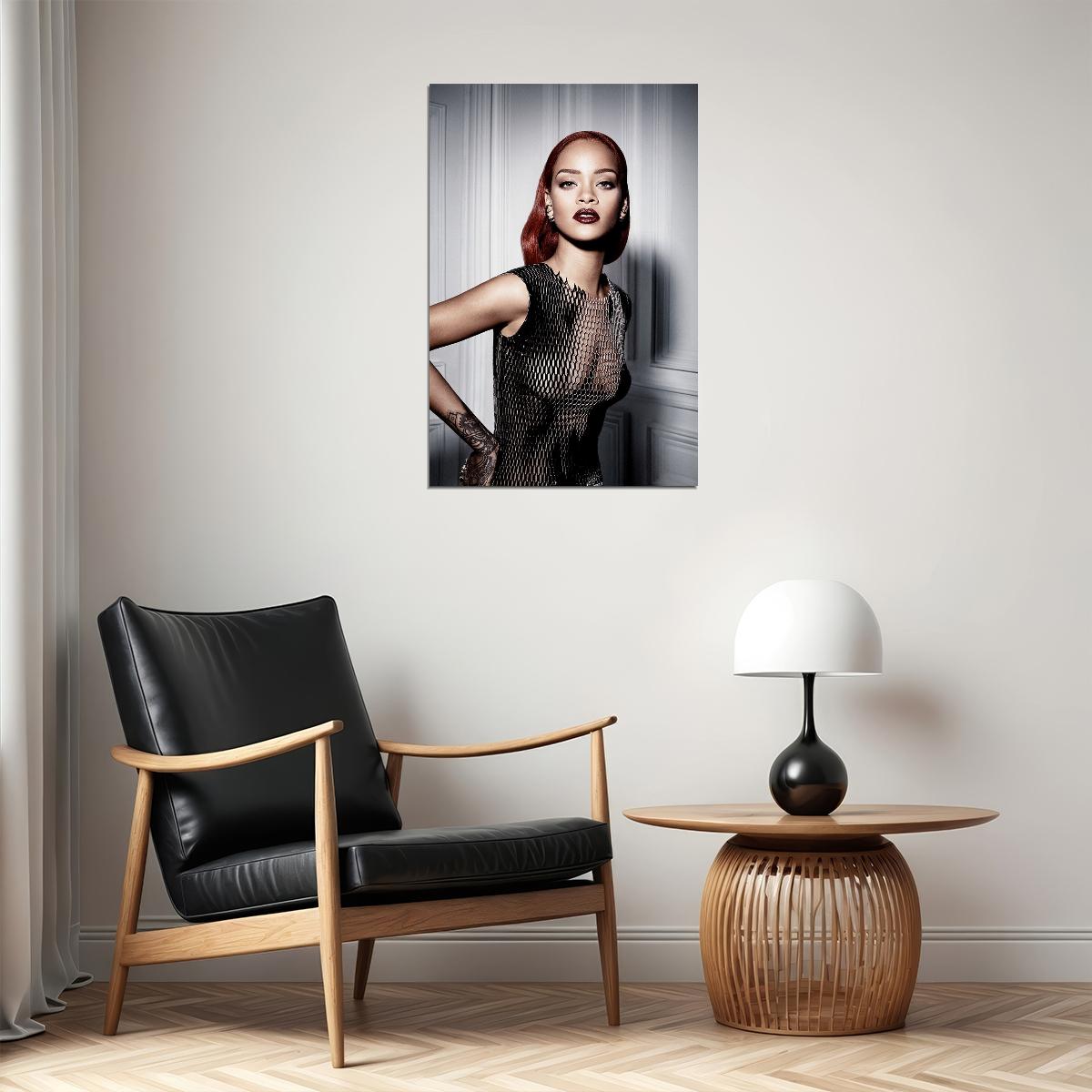 Rihanna Usa Grammy Sexy Girl Super Star Designer Poster Wall Art Print Home Wall Decor - xonomax