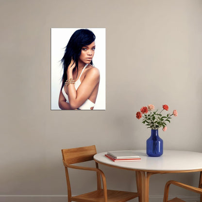 Rihanna Usa Grammy Sexy Girl Super Star Singer Poster Wall Art Print Home Wall Decor - xonomax