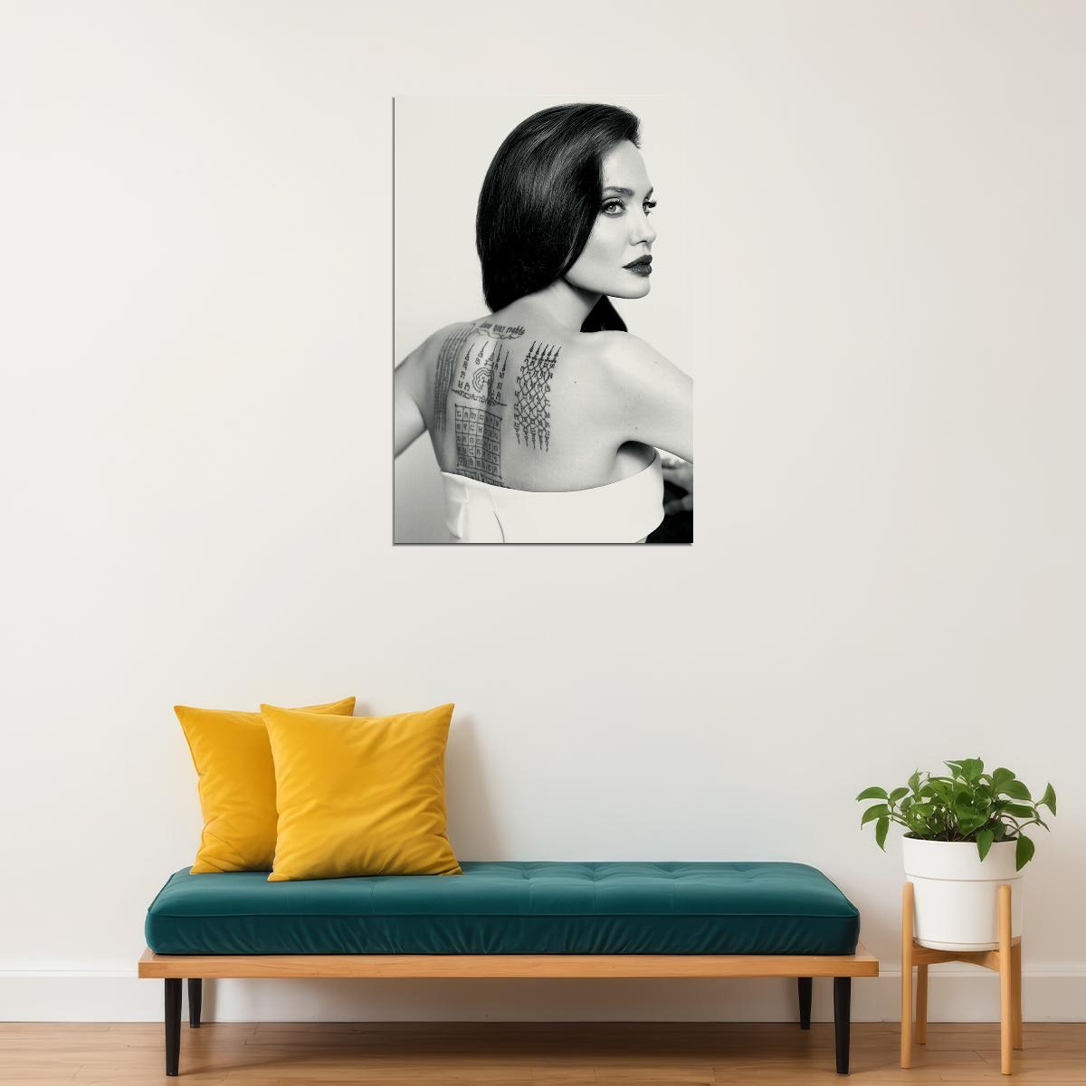 Angelina Jolie Movie Actress Sexy Model Star Poster Wall Art Print Home Wall Decor - xonomax