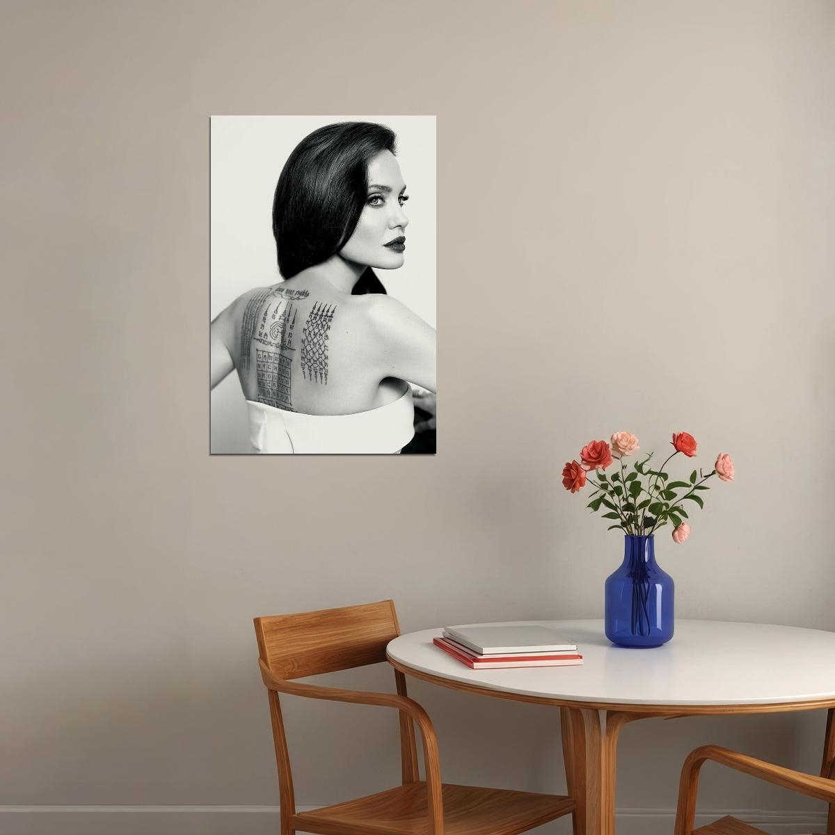 Angelina Jolie Movie Actress Sexy Model Star Poster Wall Art Print Home Wall Decor - xonomax