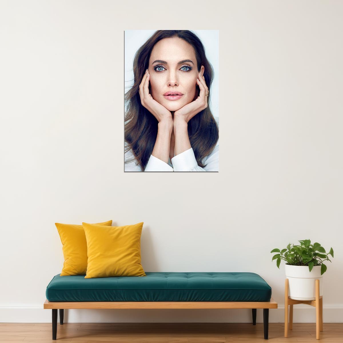 Angelina Jolie Movie Actress Sexy Model Star Producer Poster Wall Art Print Home Wall Decor - xonomax