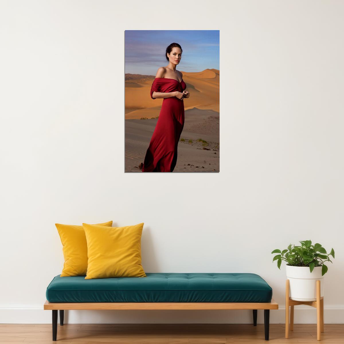 Angelina Jolie Movie Actress Sexy Model Star Actor Poster Wall Art Print Home Wall Decor - xonomax