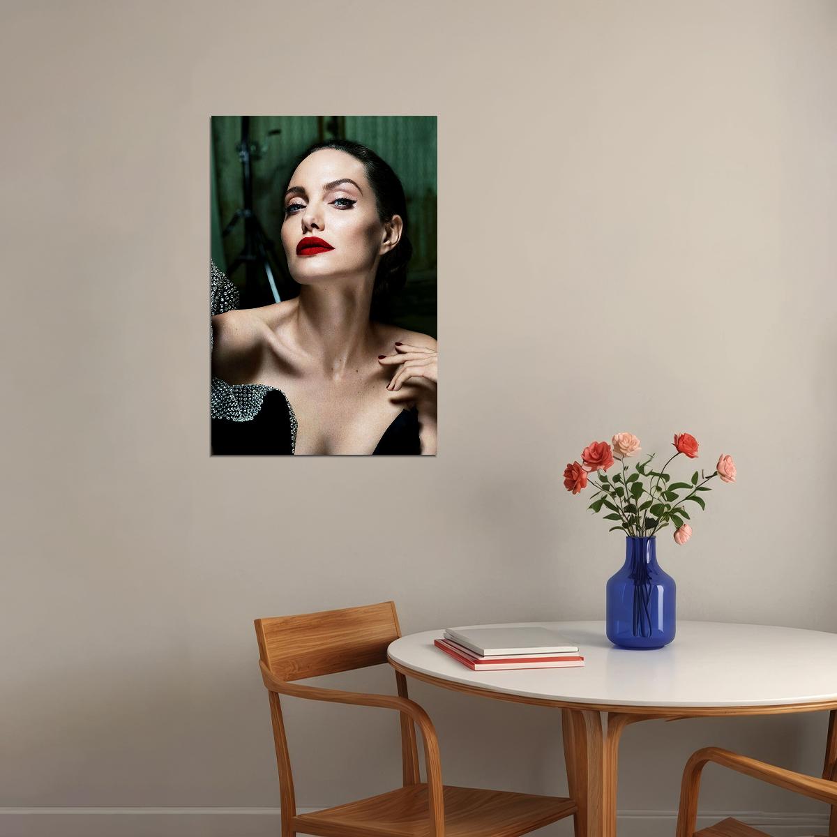 Angelina Jolie Movie Actress Sexy Model Star Poster Wall Art Print Home Wall Decor - xonomax