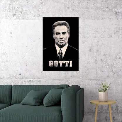 Gotti Movie Kevin Connolly John Travolta John Gotti Drama Poster Wall Art Print Home Wall Decor - xonomax