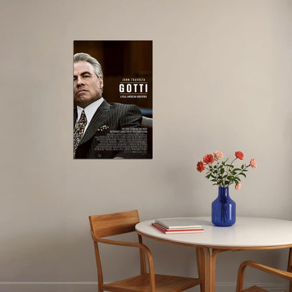 Gotti Movie Kevin Connolly John Travolta John Gotti Poster Wall Art Print Home Wall Decor - xonomax