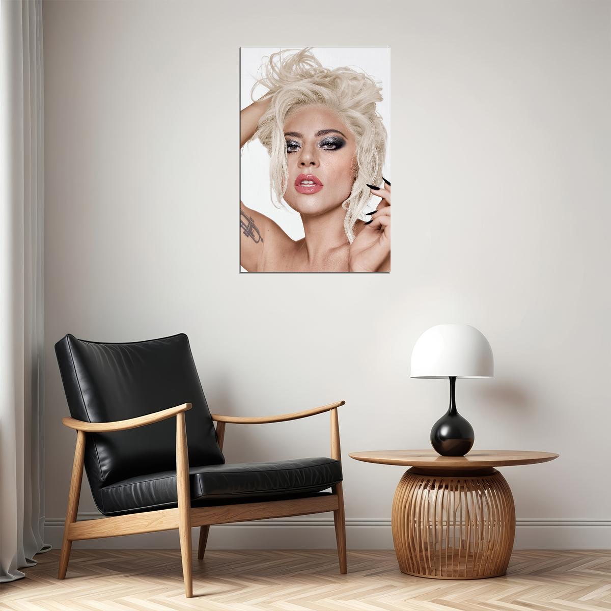 Lady Gaga Rap Music Singer Star Songwriter Poster Wall Art Print Home Wall Decor - xonomax