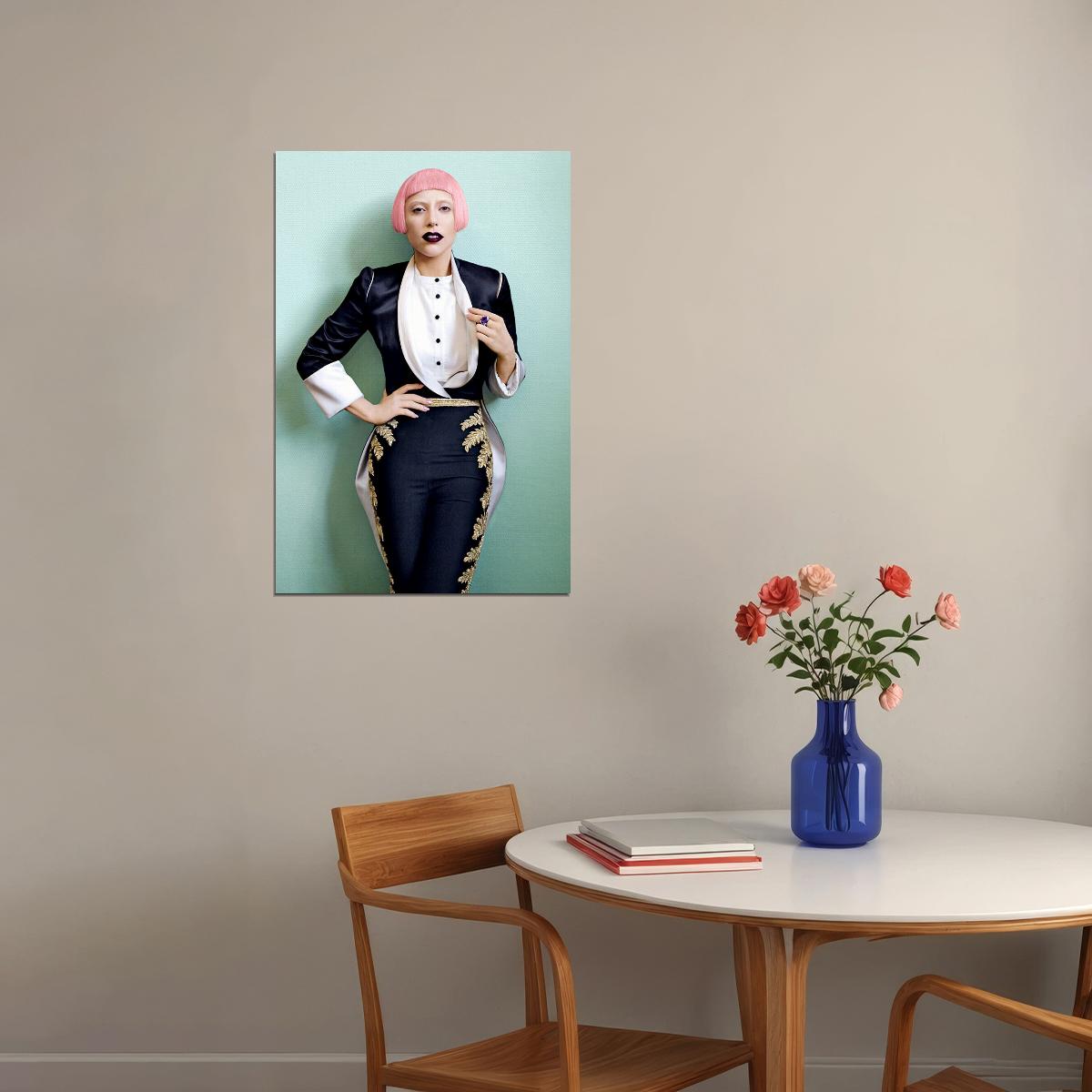 Lady Gaga Rap Music Singer Star Actor Poster Wall Art Print Home Wall Decor - xonomax