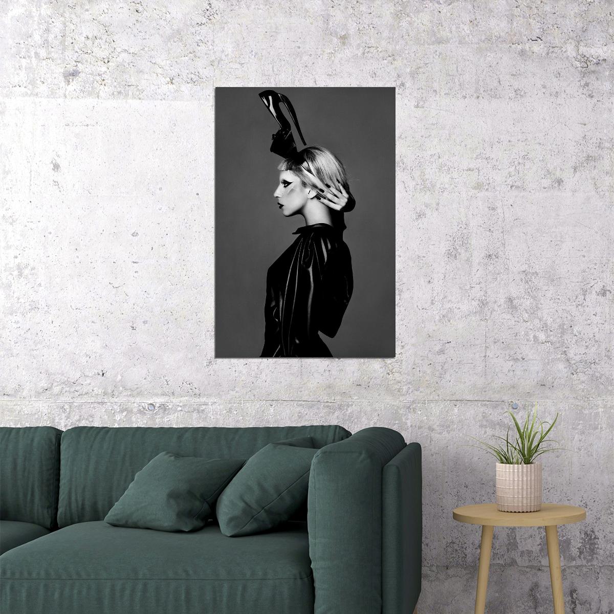 Lady Gaga Rap Music Singer Star Musician Poster Wall Art Print Home Wall Decor - xonomax