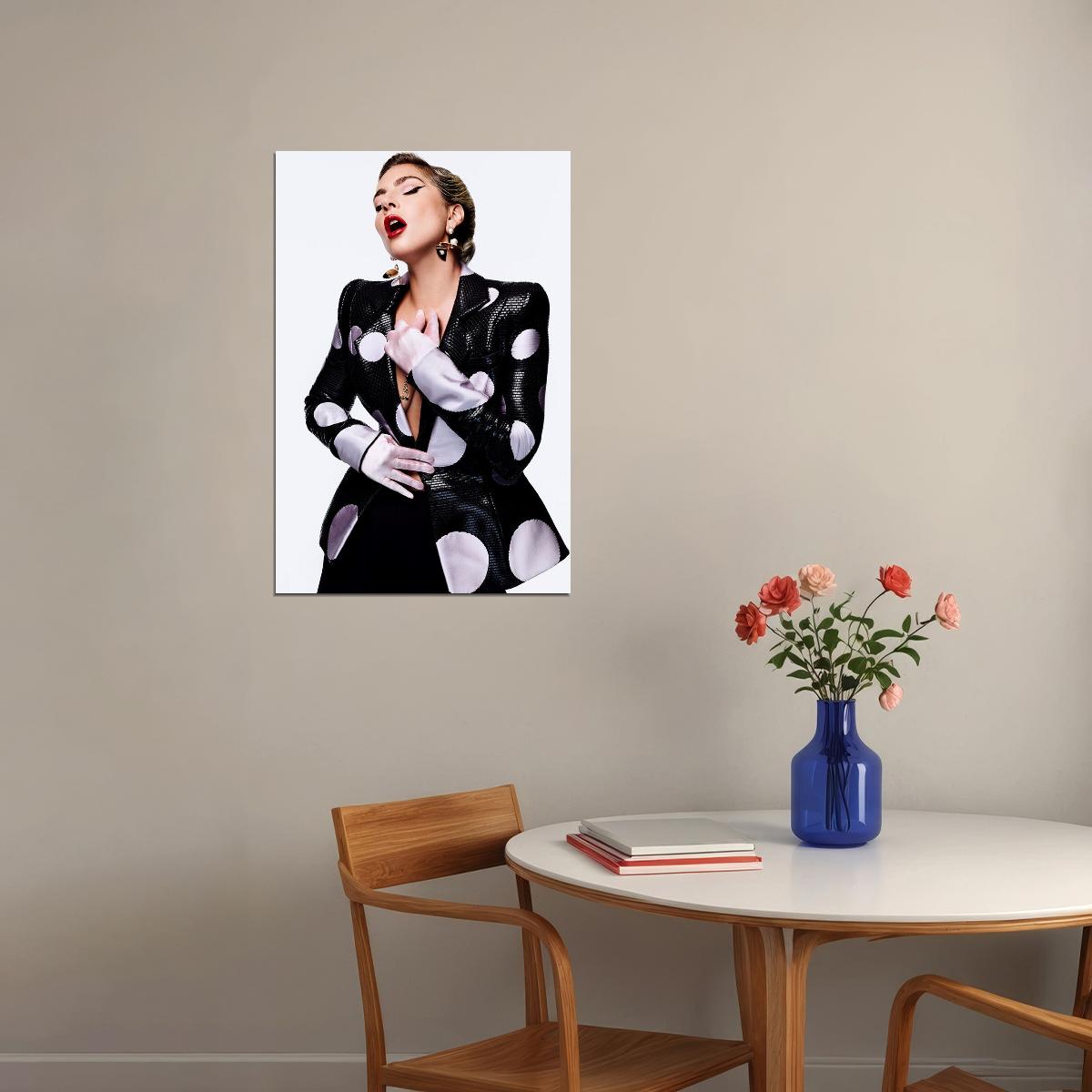 Super Sexy Lady Gaga Young Music Singer Star Poster Wall Art Print Home Wall Decor - xonomax
