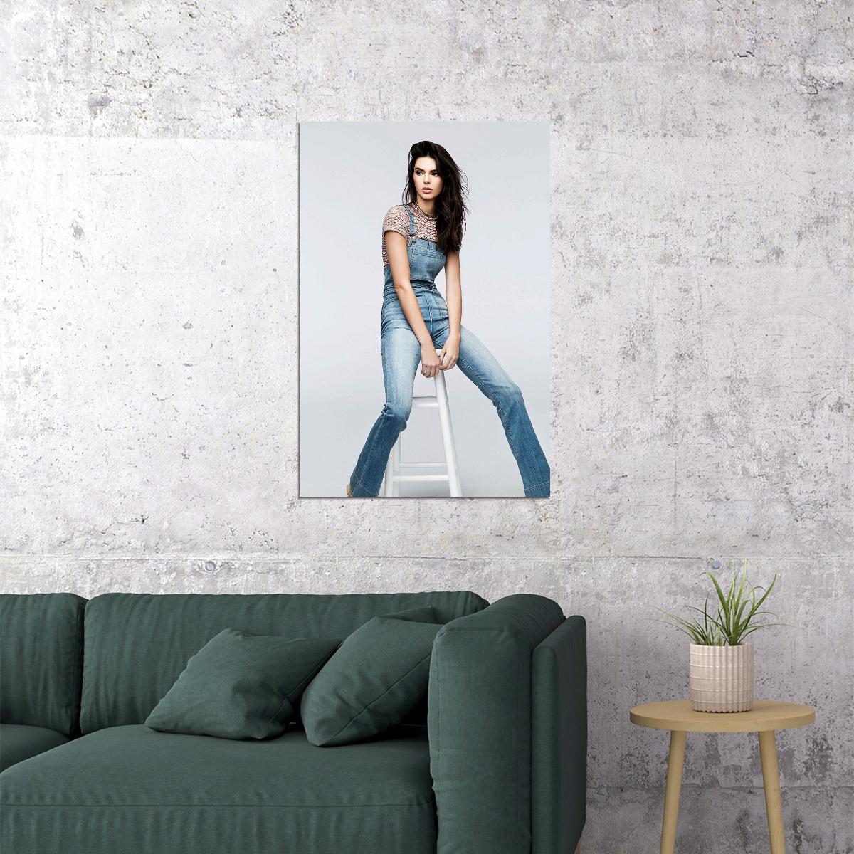 Kendall Jenner Super Sexy Model Star Idol Poster Wall Art Print Home Wall Decor - xonomax