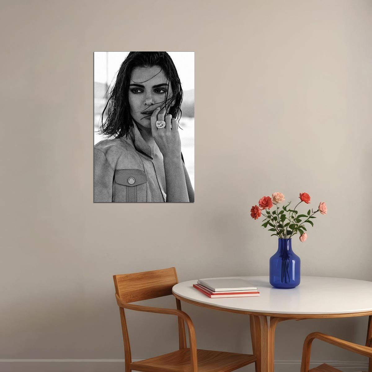 Kendall Jenner Super Sexy Model Star Idol Poster Wall Art Print Home Wall Decor - xonomax
