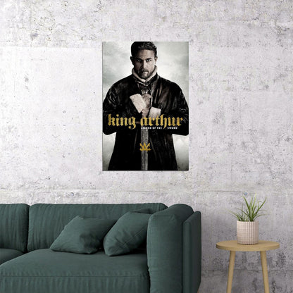 King Arthur Legend Of The Sword Movie Action Poster Wall Art Print Home Wall Decor - xonomax