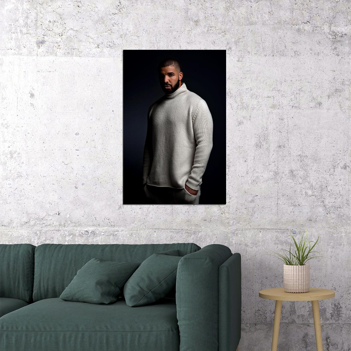 Drake Hip Hop Rap Music Star Rapper Singer Poster Wall Art Print Home Wall Decor - xonomax