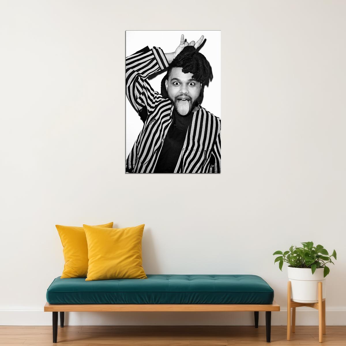 The Weeknd Ablum Cover Singer Musician Poster Wall Art Print Home Wall Decor - xonomax