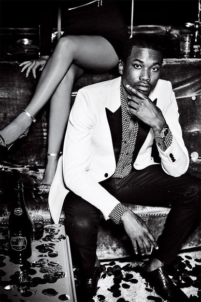 Meek Mill Rapper Music Singer Famous Artist Poster Wall Art Print Home Wall Decor - xonomax