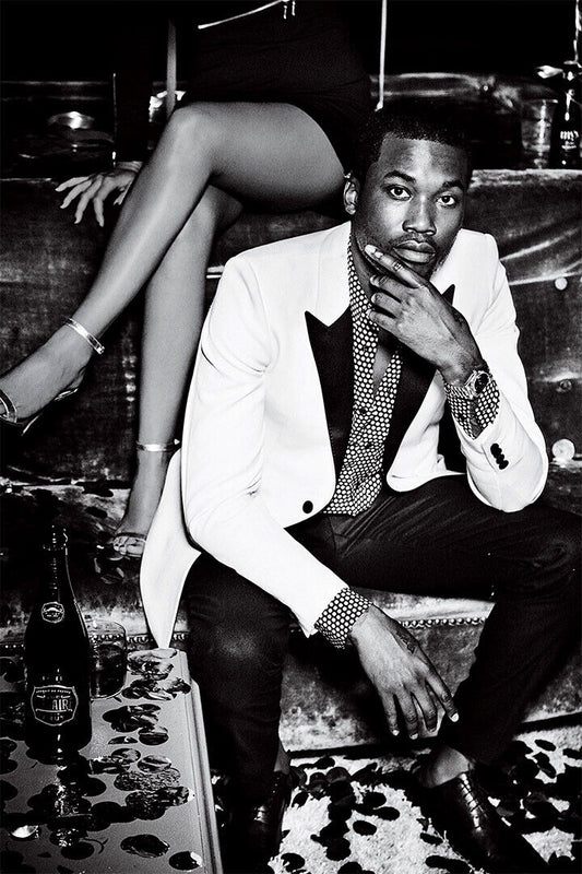 Meek Mill Rapper Music Singer Famous Artist Poster Wall Art Print Home Wall Decor - xonomax