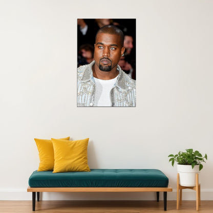 Kanye West Rapper Entrepreneur Artist Poster Wall Art Print Home Wall Decor - xonomax