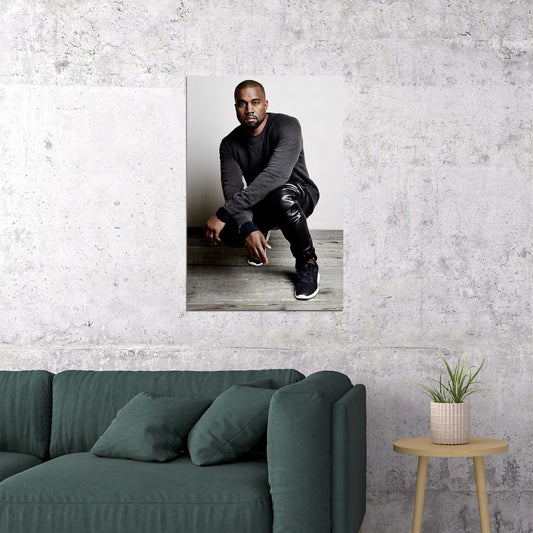 Kanye West Rapper Songwriter Music Singer Poster Wall Art Print Home Wall Decor - xonomax