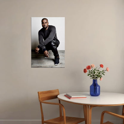 Kanye West Rapper Songwriter Music Singer Poster Wall Art Print Home Wall Decor - xonomax