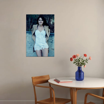 Lana Del Rey Soul Music Star Black Singer Poster Wall Art Print Home Wall Decor - xonomax