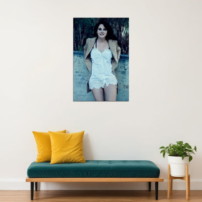 Lana Del Rey Soul Music Star Black Singer Poster Wall Art Print Home Wall Decor - xonomax