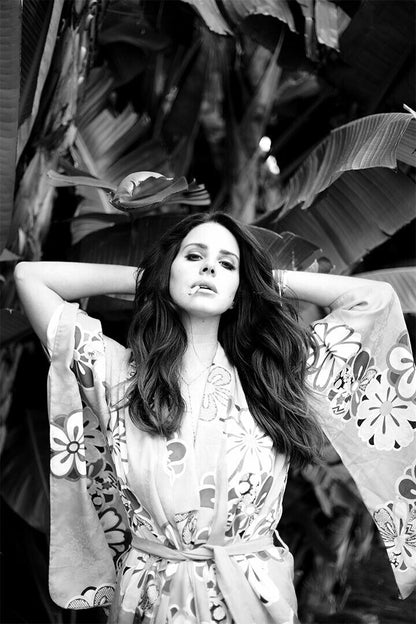 Lana Del Rey Soul Music Star Black Songwriter Poster Wall Art Print Home Wall Decor - xonomax