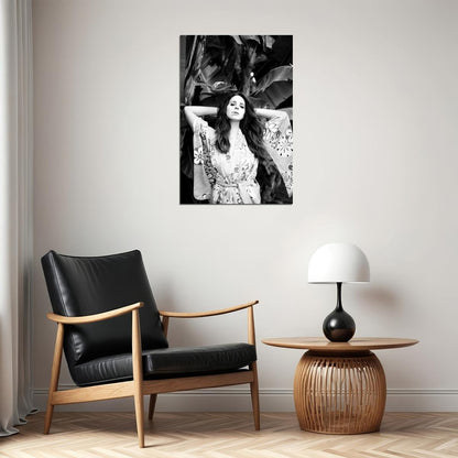 Lana Del Rey Soul Music Star Black Songwriter Poster Wall Art Print Home Wall Decor - xonomax