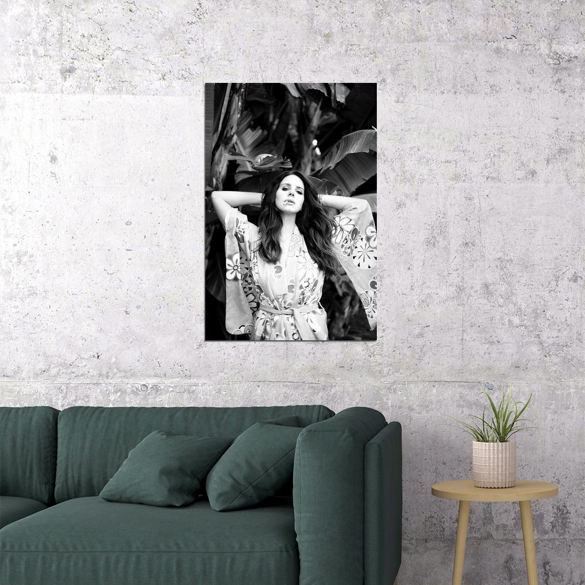 Lana Del Rey Soul Music Star Black Songwriter Poster Wall Art Print Home Wall Decor - xonomax