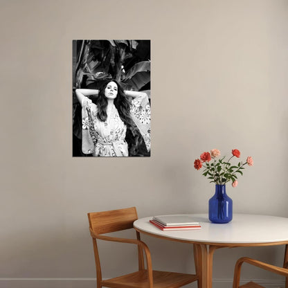 Lana Del Rey Soul Music Star Black Songwriter Poster Wall Art Print Home Wall Decor - xonomax