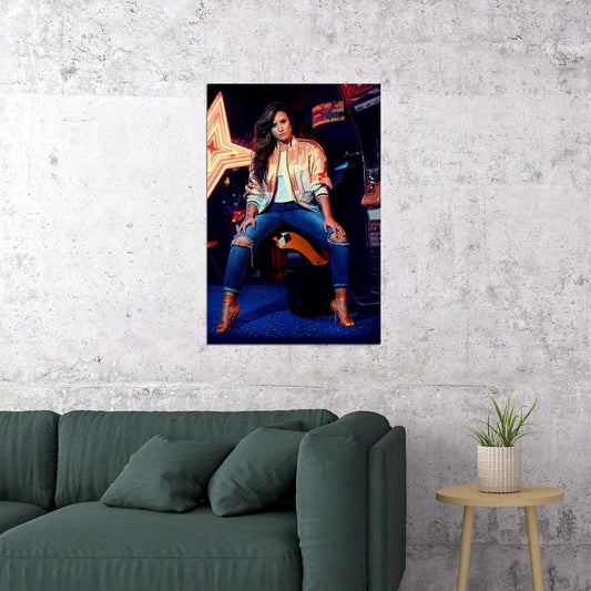 Demi Lovato Sexy Actress Singer Star Beautiful Model Poster Wall Art Print Home Wall Decor - xonomax