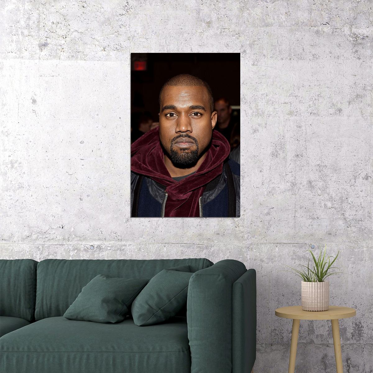 Kanye West Rapper Music Singer Songwriter Poster Wall Art Print Home Wall Decor - xonomax