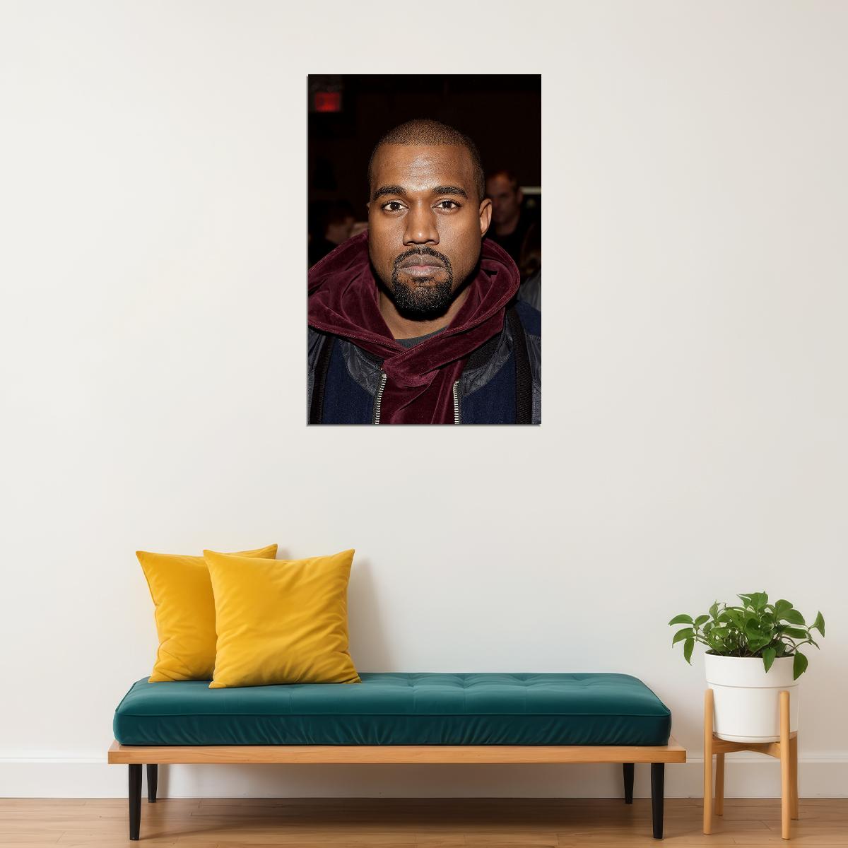 Kanye West Rapper Music Singer Songwriter Poster Wall Art Print Home Wall Decor - xonomax