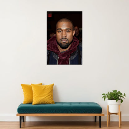 Kanye West Rapper Music Singer Songwriter Poster Wall Art Print Home Wall Decor - xonomax