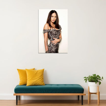 Megan Fox Movie Usa Actress Artist Attractive Poster Wall Art Print Home Wall Decor - xonomax
