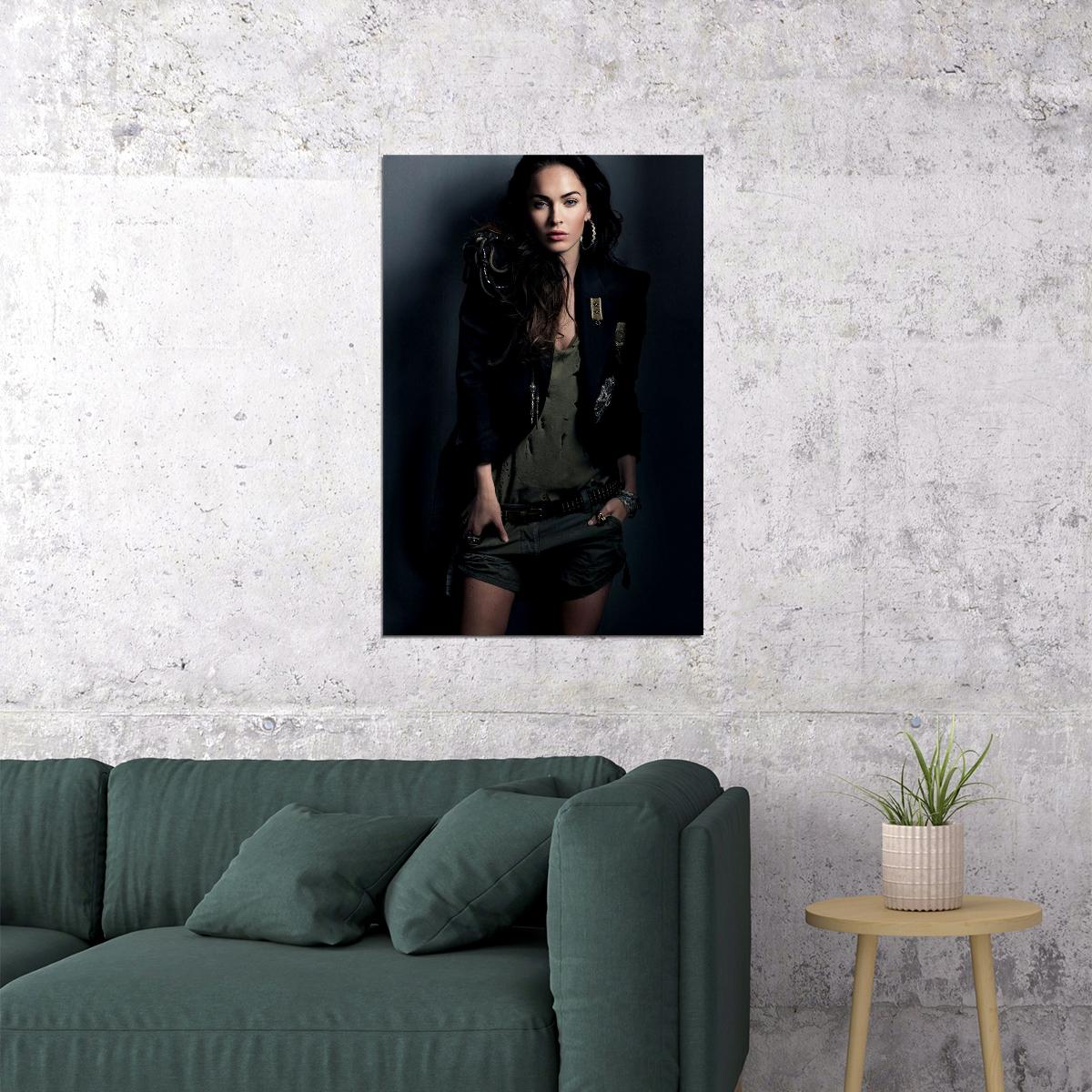 Megan Fox Movie Usa Actress Artist Model Famous Poster Wall Art Print Home Wall Decor - xonomax