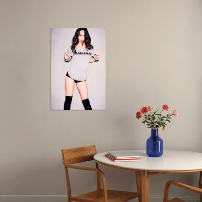 Megan Fox Movie Usa Actress Model Producer Artist Poster Wall Art Print Home Wall Decor - xonomax