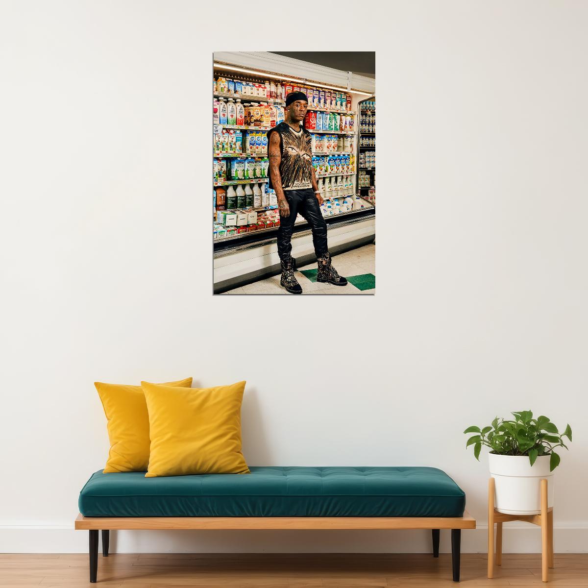 Lil Uzi Vert Rapper Music Famous Singer Musican Poster Wall Art Print Home Wall Decor - xonomax
