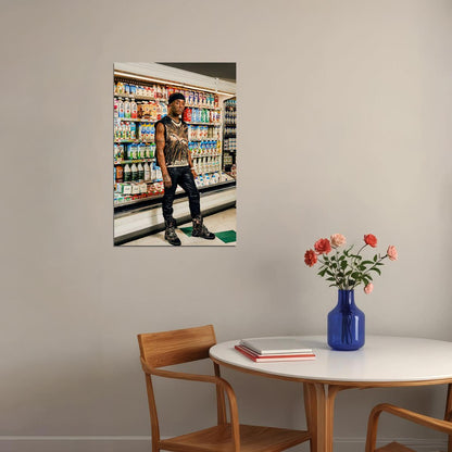 Lil Uzi Vert Rapper Music Famous Singer Musican Poster Wall Art Print Home Wall Decor - xonomax