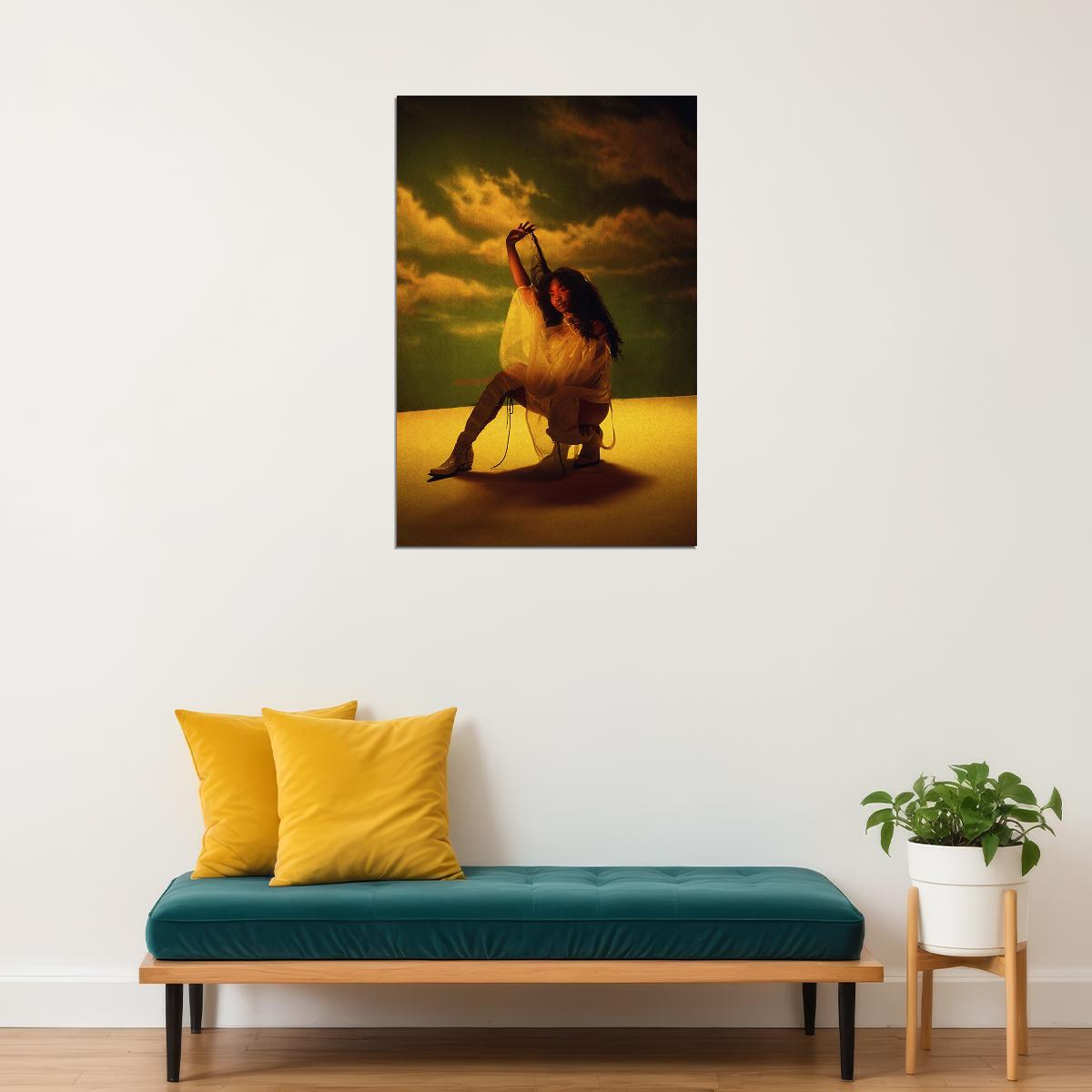 Sza Top Soul Music Singer Artist Musician Poster Wall Art Print Home Wall Decor - xonomax