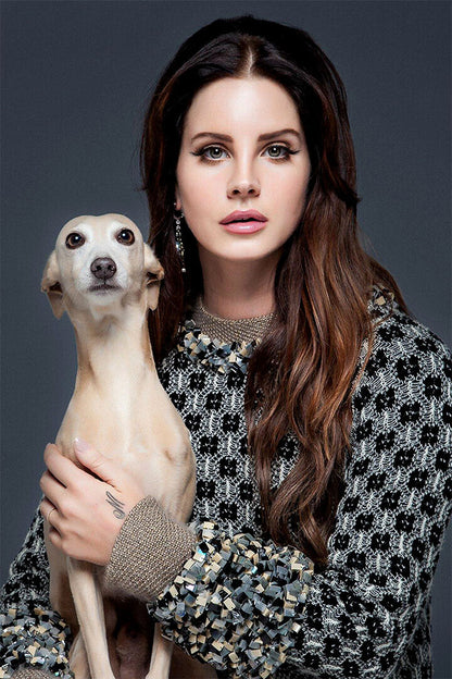 Lana Del Rey Poetrist Songwriter Singer Poster Wall Art Print Home Wall Decor - xonomax