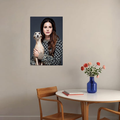 Lana Del Rey Poetrist Songwriter Singer Poster Wall Art Print Home Wall Decor - xonomax